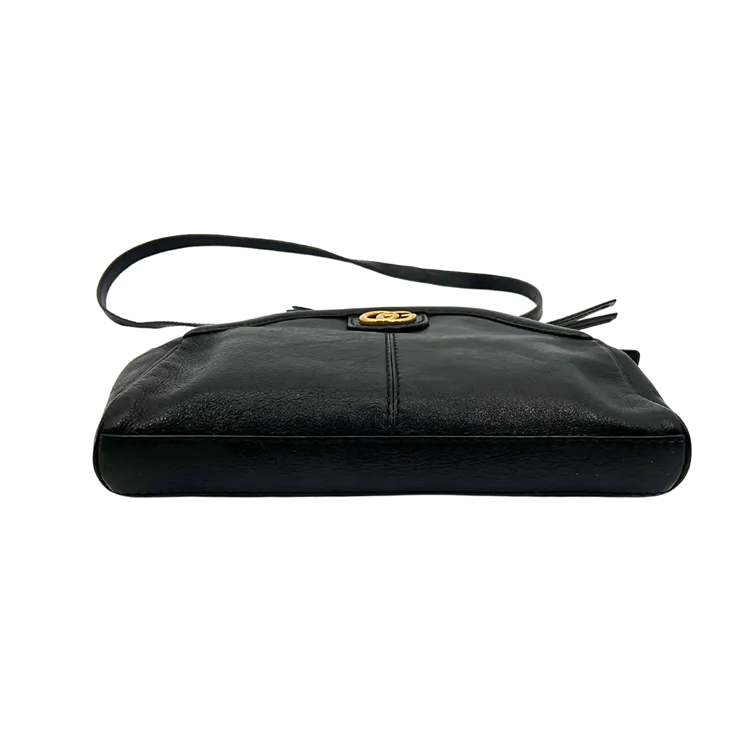 Gucci Rebelle  GG Marmont Schultertasche schwarz / gut Gucci