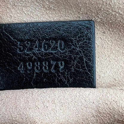 Gucci Rebelle  GG Marmont Schultertasche schwarz / gut Gucci