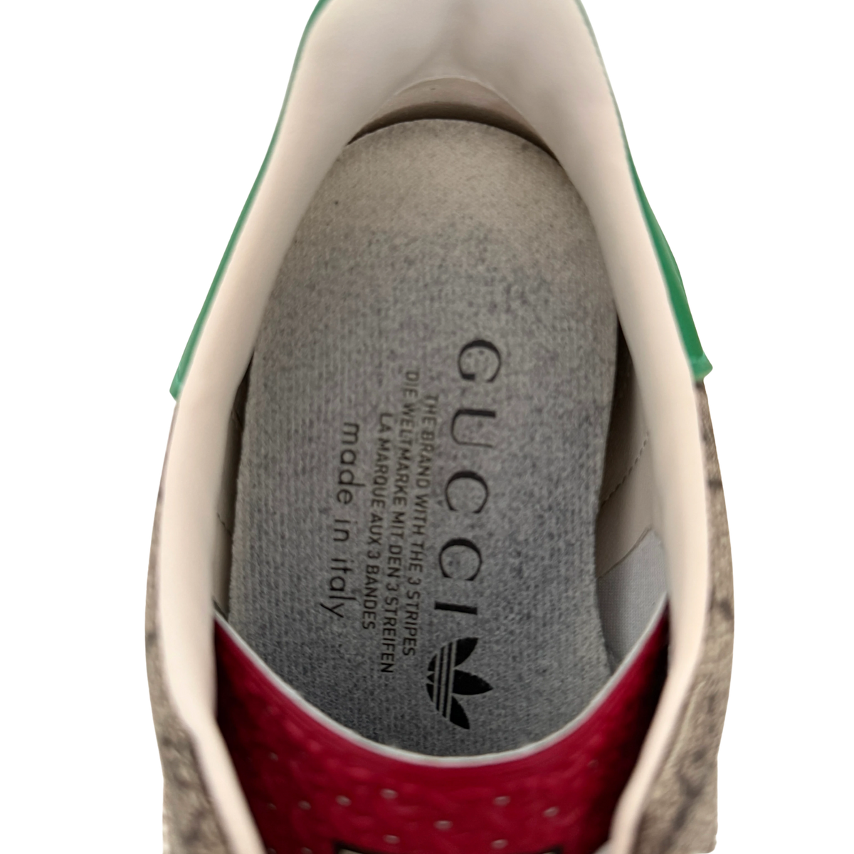 Adidas x Gucci Gazelle Wedge Beige GG Monogram Größe 38 Braun / sehr gut Gucci
