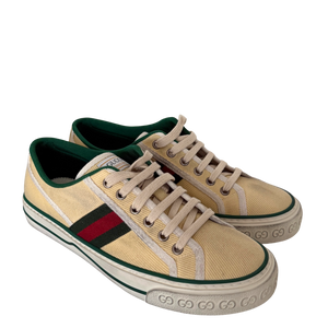 Gucci Tennis 1977 lage sneaker maat 40 beige