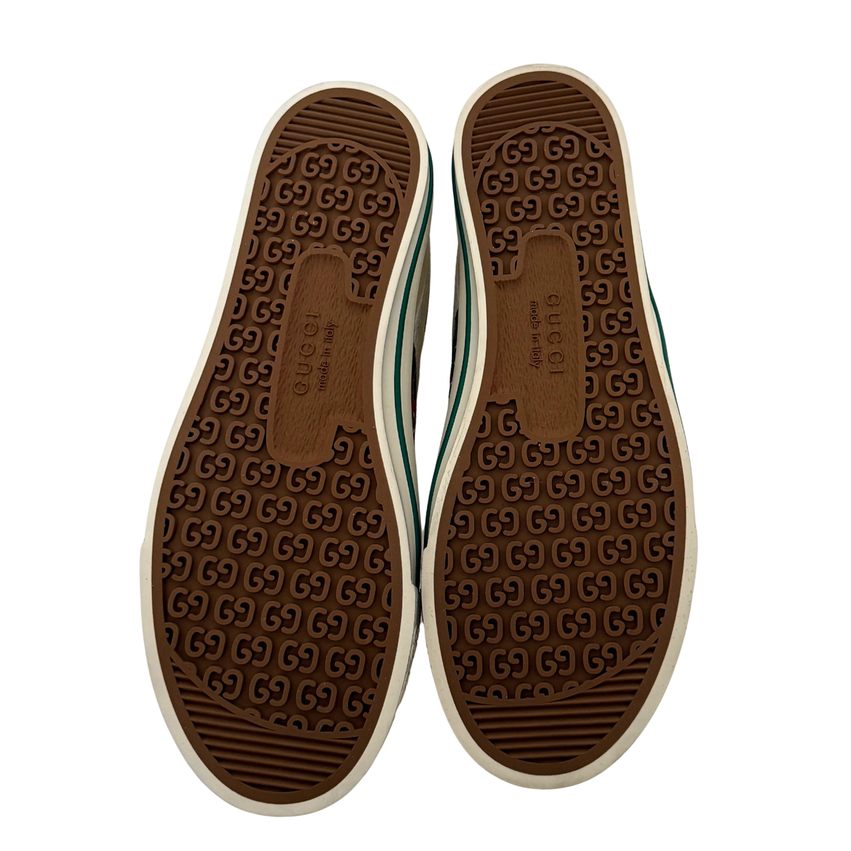 Gucci Tennis 1977 Low-Top-Sneaker Größe 40 Beige Fullset / neuwertig Gucci