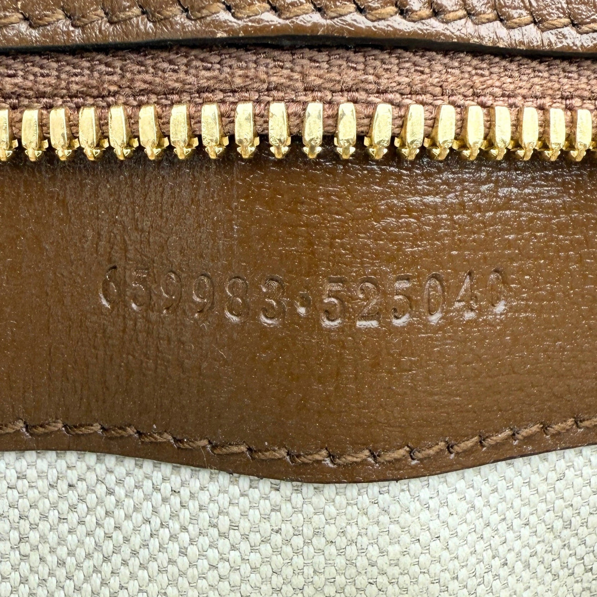 Gucci GG Supreme Monogram Small Tote Bag Braun / sehr gut Gucci