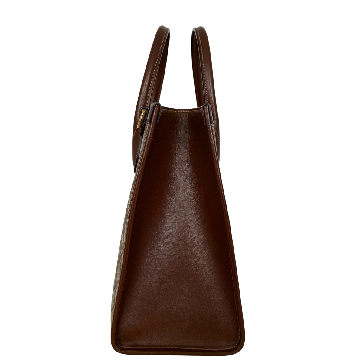 Gucci GG Supreme Monogram Small Tote Bag Braun / sehr gut Gucci