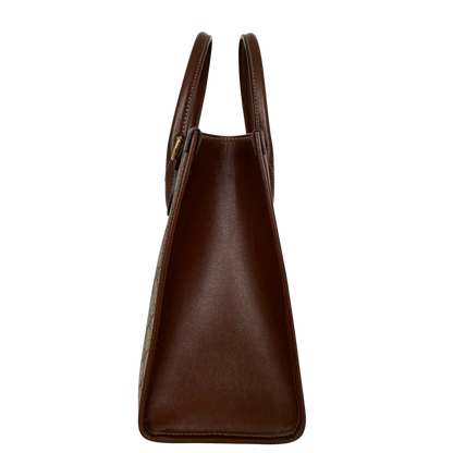 Gucci GG Supreme Monogram Small Tote Bag Braun / sehr gut Gucci