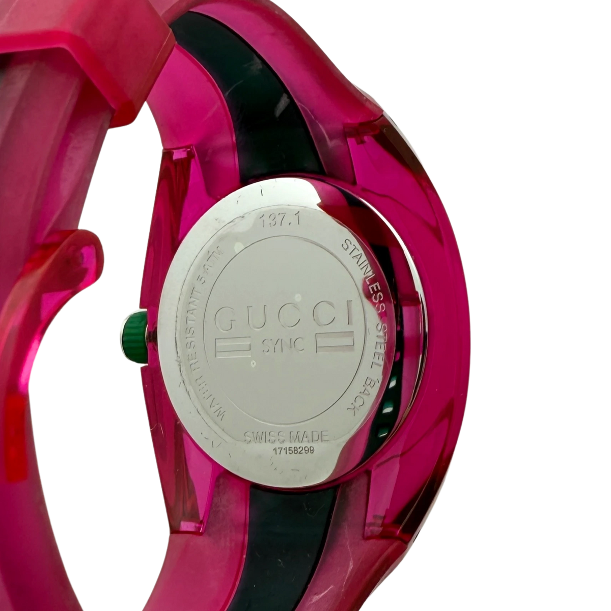 Gucci Sync XXL (Modell YA137103) Pink / gut Echtheitscheck