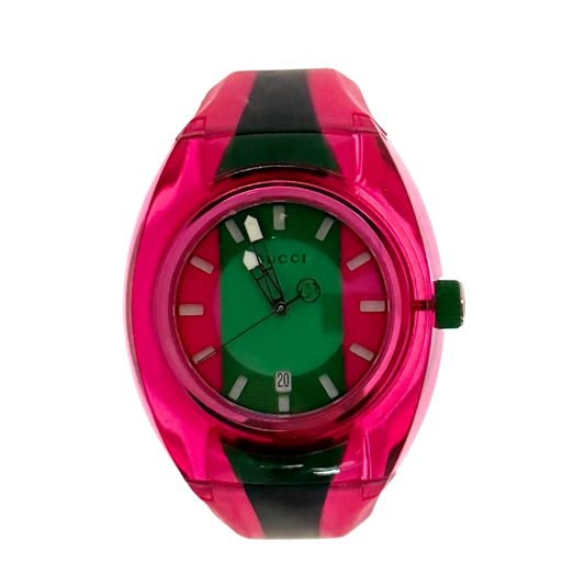 Gucci Sync XXL (Modell YA137103) Pink / gut Echtheitscheck