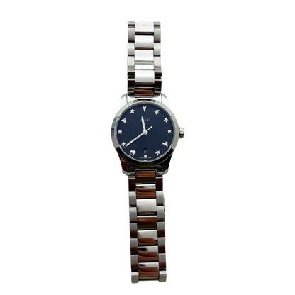Gucci G-Timeless Damen-Uhr (Modell YA126573) Silber / sehr gut Gucci