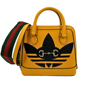 Gucci X Adidas Horsebit 1955 Leren Handtas geel
