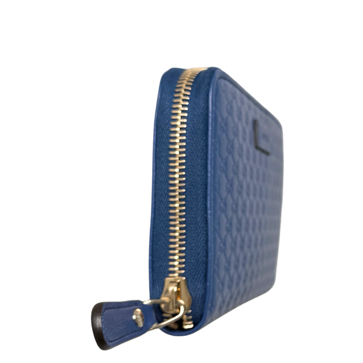 Gucci Micro Guccissima Geldbörse Blau / neuwertig Gucci