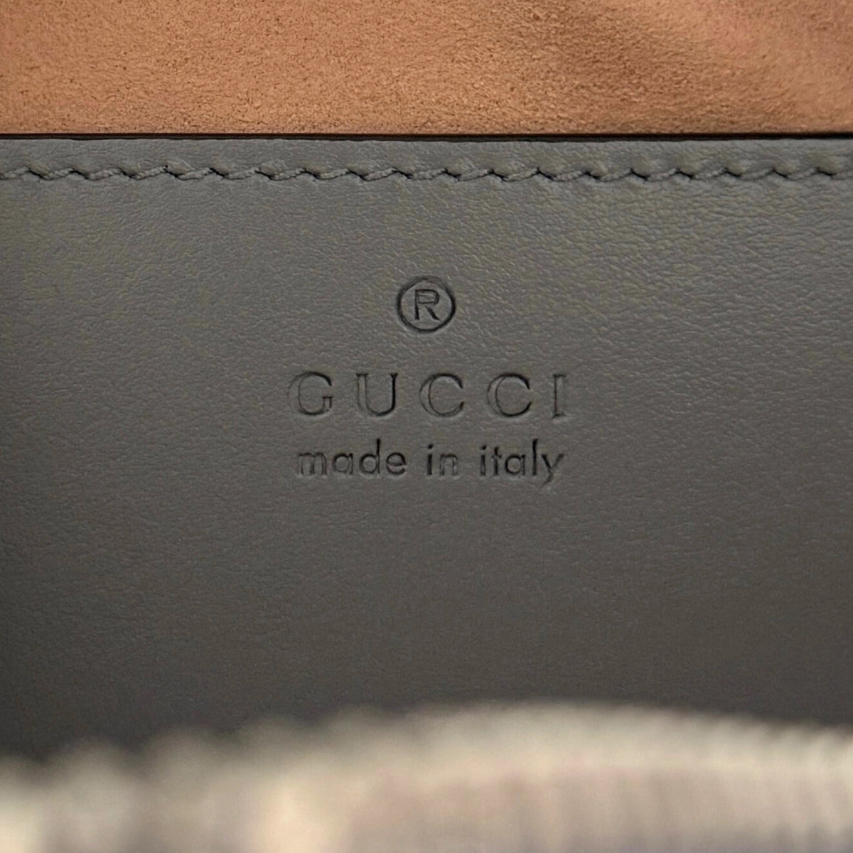 Gucci GG Marmont Umhängetasche Grau / sehr gut Gucci