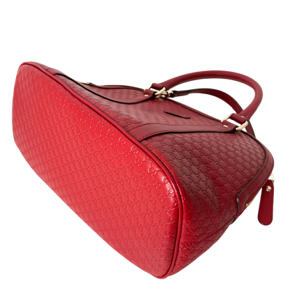 Gucci Mittelgroße Microguccissima Dome Handtasche Rot / sehr gut Gucci