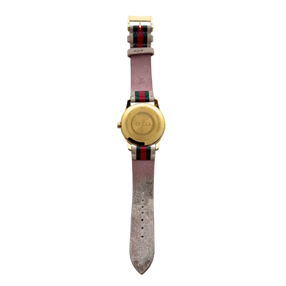 Gucci G-Timeless Unisex-Uhr (Modell YA1264077) Rosa / gut Gucci