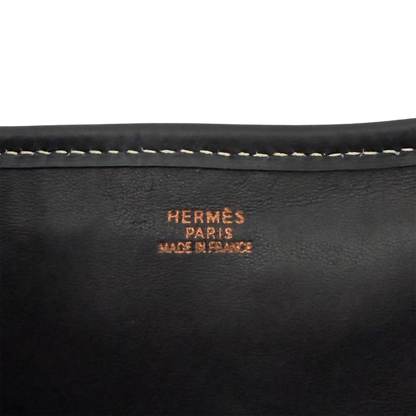 Hermès Evelyne 29 Toile Clemence 1999 Ecru Schwarz / sehr gut Hermès