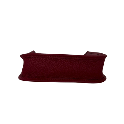 Hermès 16 Amazone Clemence/Sangle Rot Orange Paladium Fullset / neuwertig Hermès