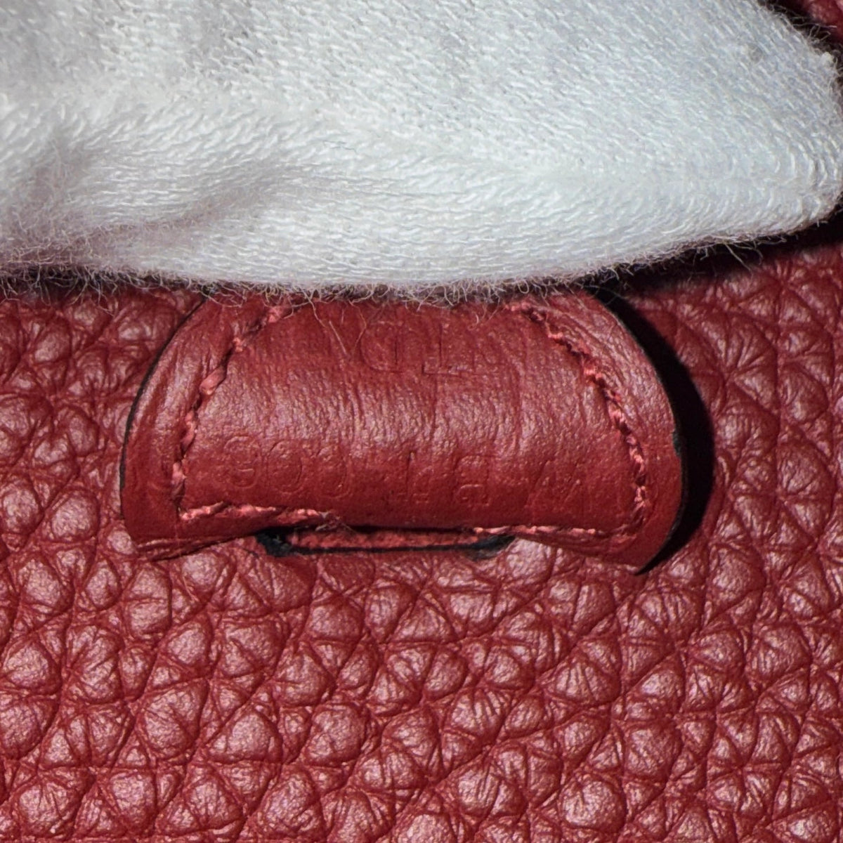 Hermès 16 Amazone Clemence/Sangle Rot Orange Paladium Fullset / neuwertig Hermès