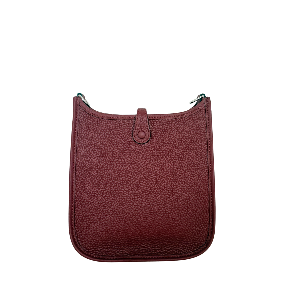 Hermès 16 Amazone Clemence/Sangle Rot Orange Paladium Fullset / neuwertig Hermès