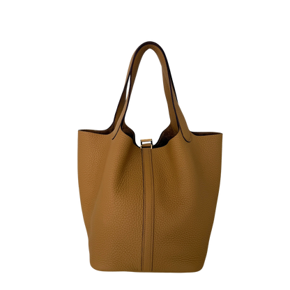 Hermès Picotin Lock 22 Taurillon Clemence Biscuit Fullset/ neuwertig Hermès