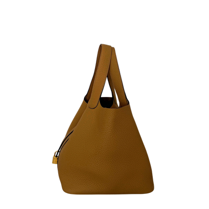 Hermès Picotin Lock 22 Taurillon Clemence Biscuit Fullset/ neuwertig Hermès