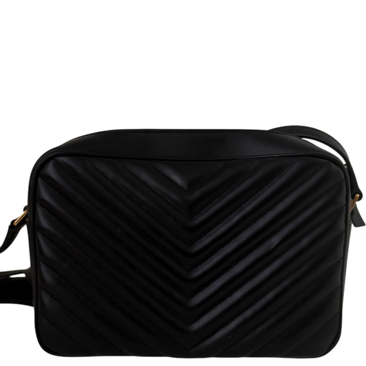Saint Laurent YSL Lou Camera Bag leer zwart