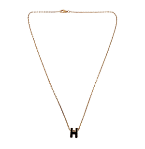 Hermès Ketting Mini Pop H Zwart
