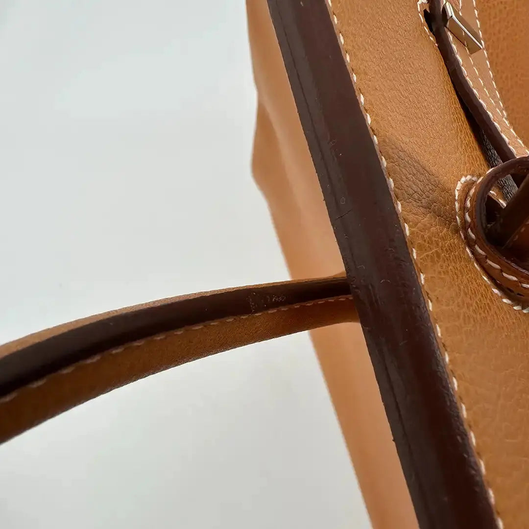 Hermès Birkin Bag 40 Vache Liégée Leder braun Palladium Fullset 2007 / sehr gut Hermès