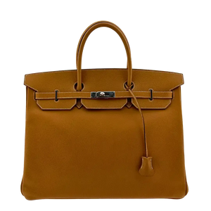 Hermès Birkin Bag 40 Vache Liégée leer bruin Palladium 2007
