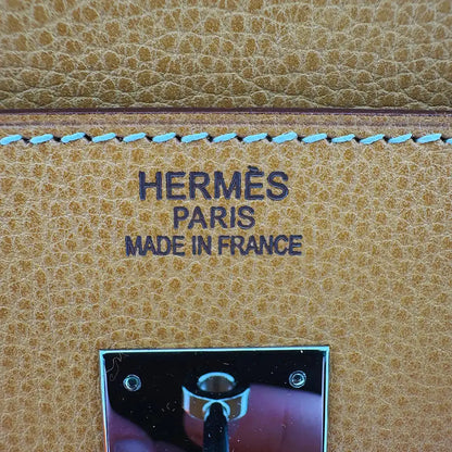 Hermès Birkin Bag 40 Vache Liégée Leder braun Palladium Fullset 2007 / sehr gut Hermès