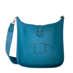 Hermès Evelyne III 29 blau Clemence Palladium 2010