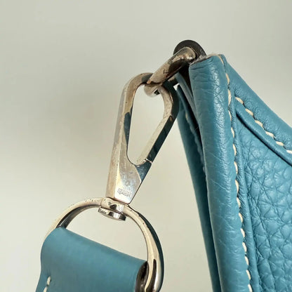 Hermès Evelyne III 29 blau Clemence  Palladium Fullset 2010 / sehr gut Hermès