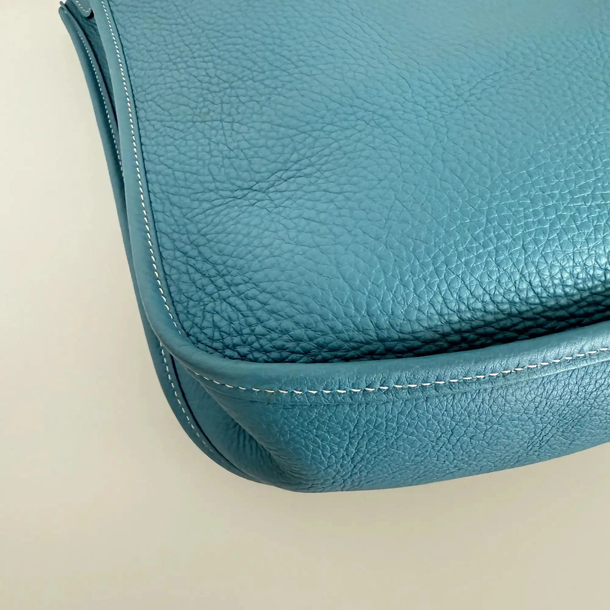 Hermès Evelyne III 29 blau Clemence  Palladium Fullset 2010 / sehr gut Hermès