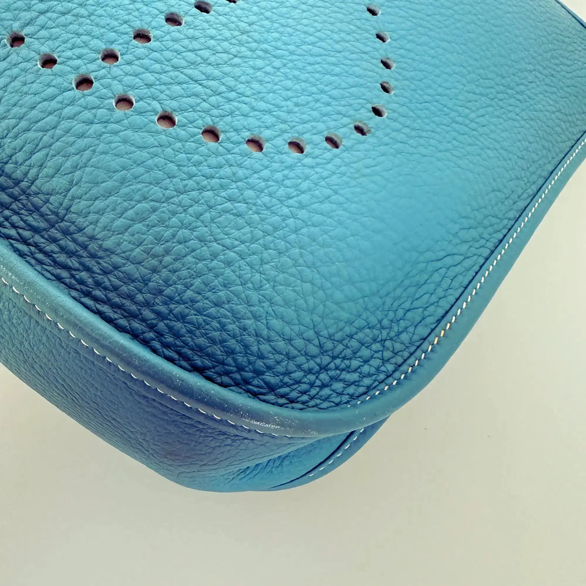 Hermès Evelyne III 29 blau Clemence  Palladium Fullset 2010 / sehr gut Hermès