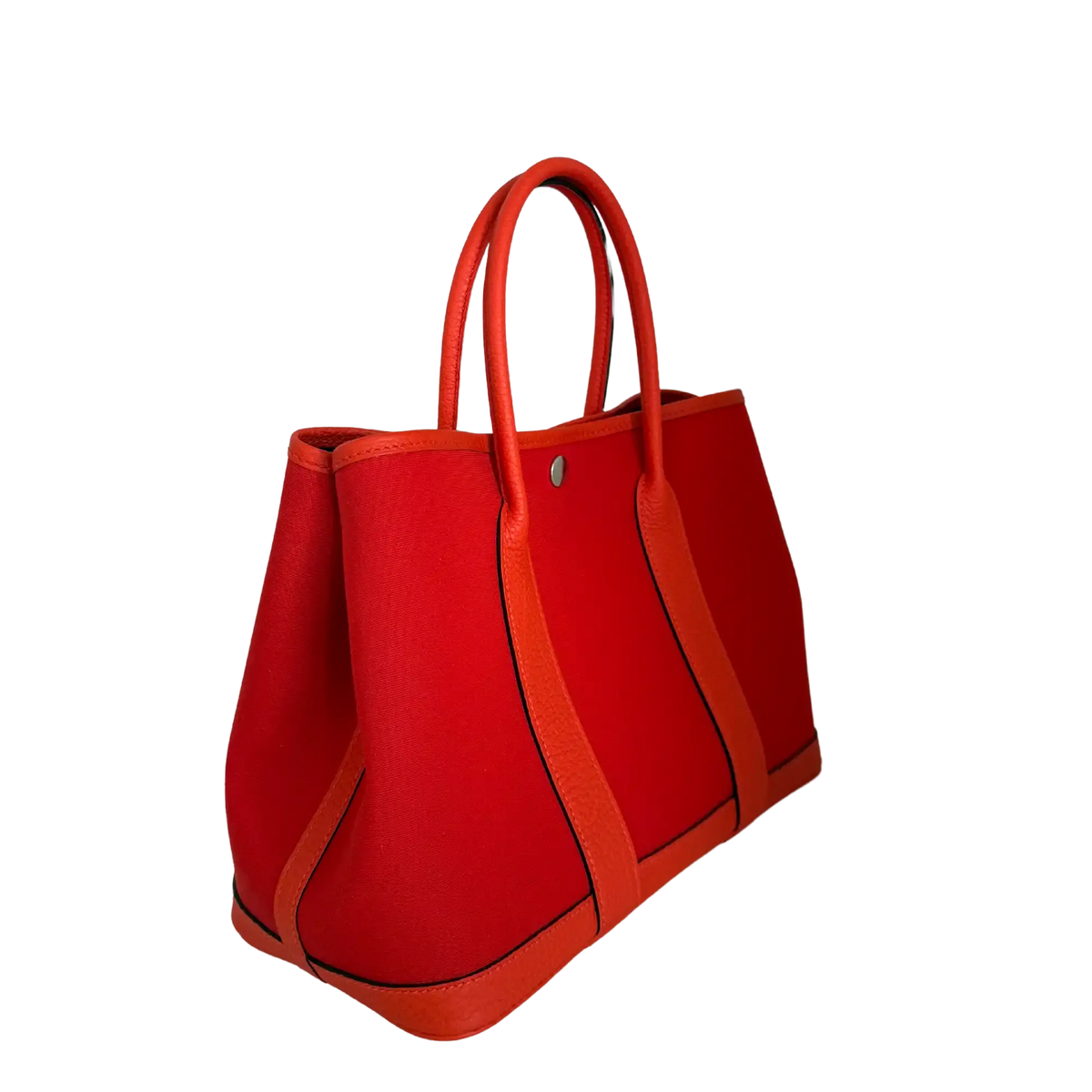 Hermès Garden Party 30 Verso, orange mécano / Cuivre / capucine 2023 Fullset / ungetragen Hermès