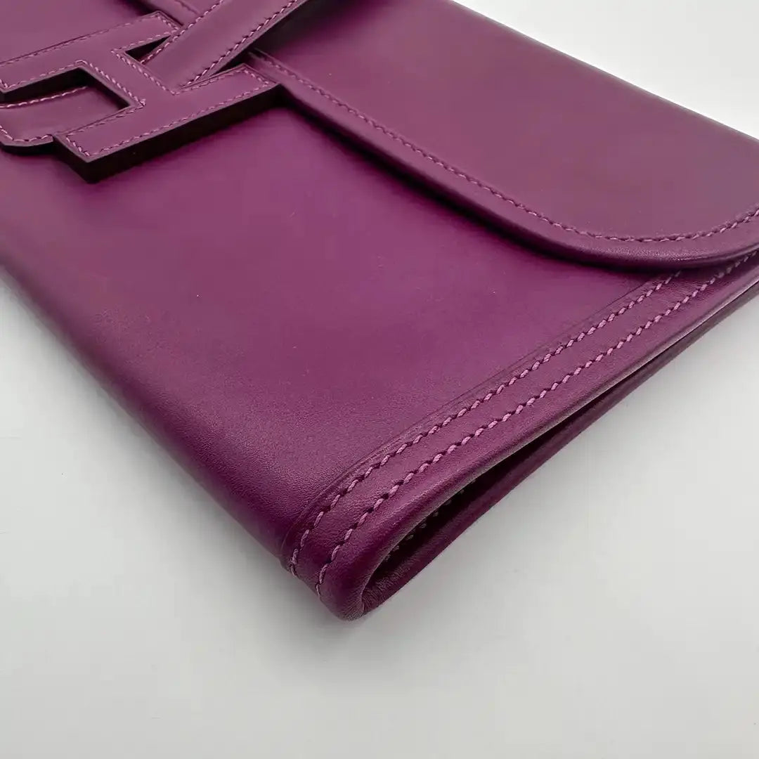 Hermès Jige 29 Elan Rose Poupre Clutch Swift / sehr gut Hermès