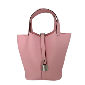 Hermès Picotin 18 Taurillon Clémence Rose Sakura 2025