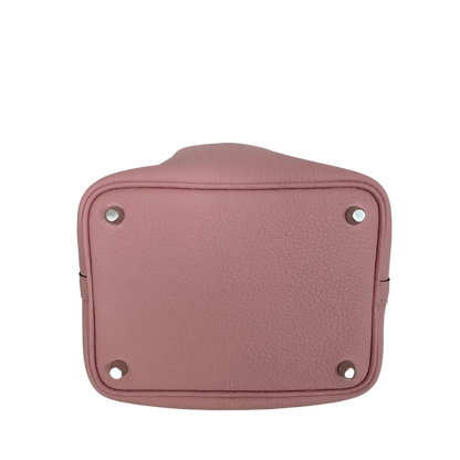 Hermès Picotin 18 Taurillon Clémence Rose Sakura 2025 Fullset / ungetragen Hermès