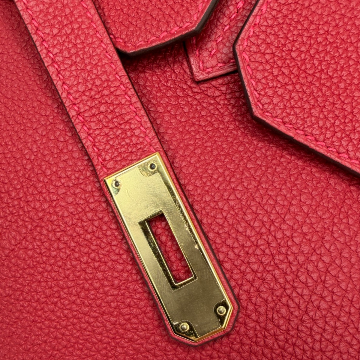 Hermès Birkin Bag 35 Togo Leder Rouge Vif goldene Hardware 2020 Hermès
