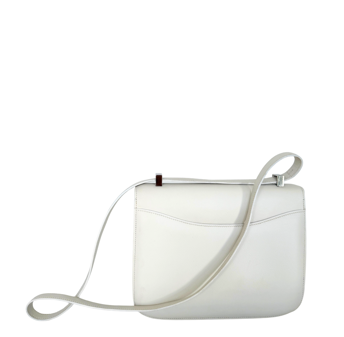 Hermès Constance 24 Vintage Evercolor Leder Weiß / gut Hermès