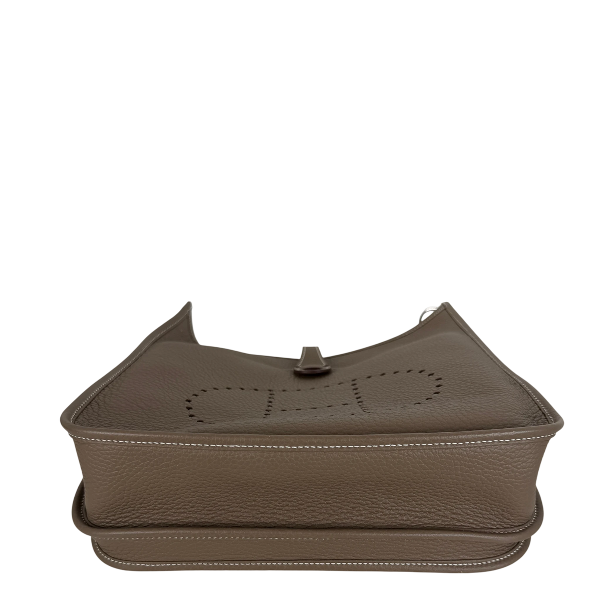Hermès Evelyne III 29 PM Taurillon Clémence Étoupe Palladium