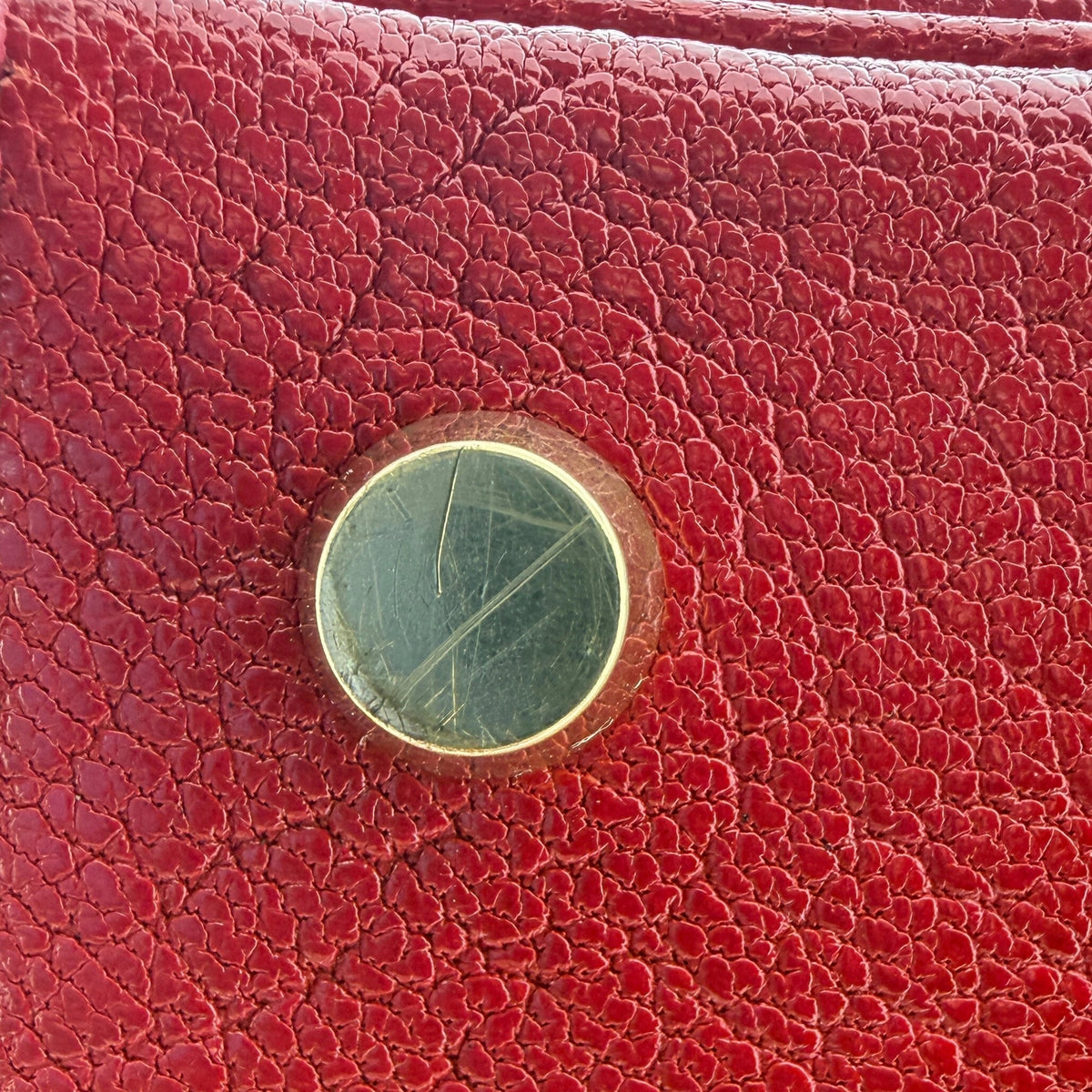 Hermès Vintage Chèvre Mysore Retourné 35 Kelly Bag Rouge Vif goldene Hardware / sehr gut Hermès