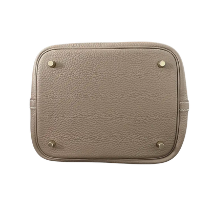 Hermès Picotin 22 Taurillon Clémence Étoupe 2024 Fullset / neu Hermès