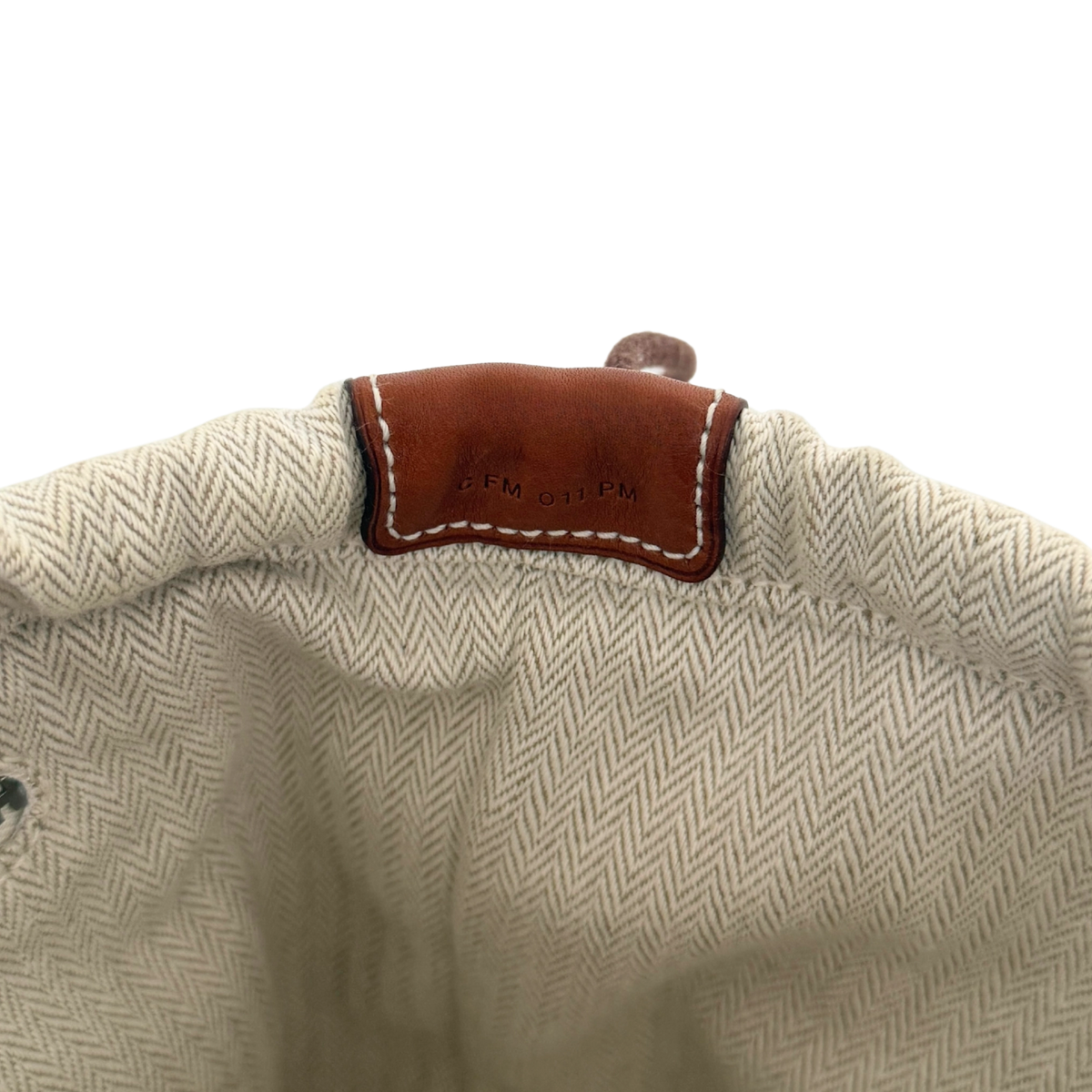 Hermès Fourbi 25 Pouch Beige / neuwertig Hermès
