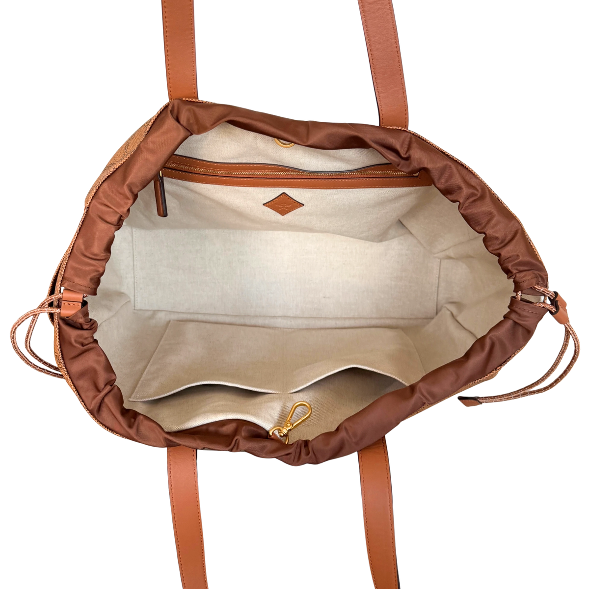 MCM Himmel Lauretos Tote Bag XL Cognac / neuwertig MCM