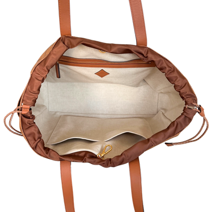 MCM Himmel Lauretos Tote Bag XL Cognac / neuwertig MCM