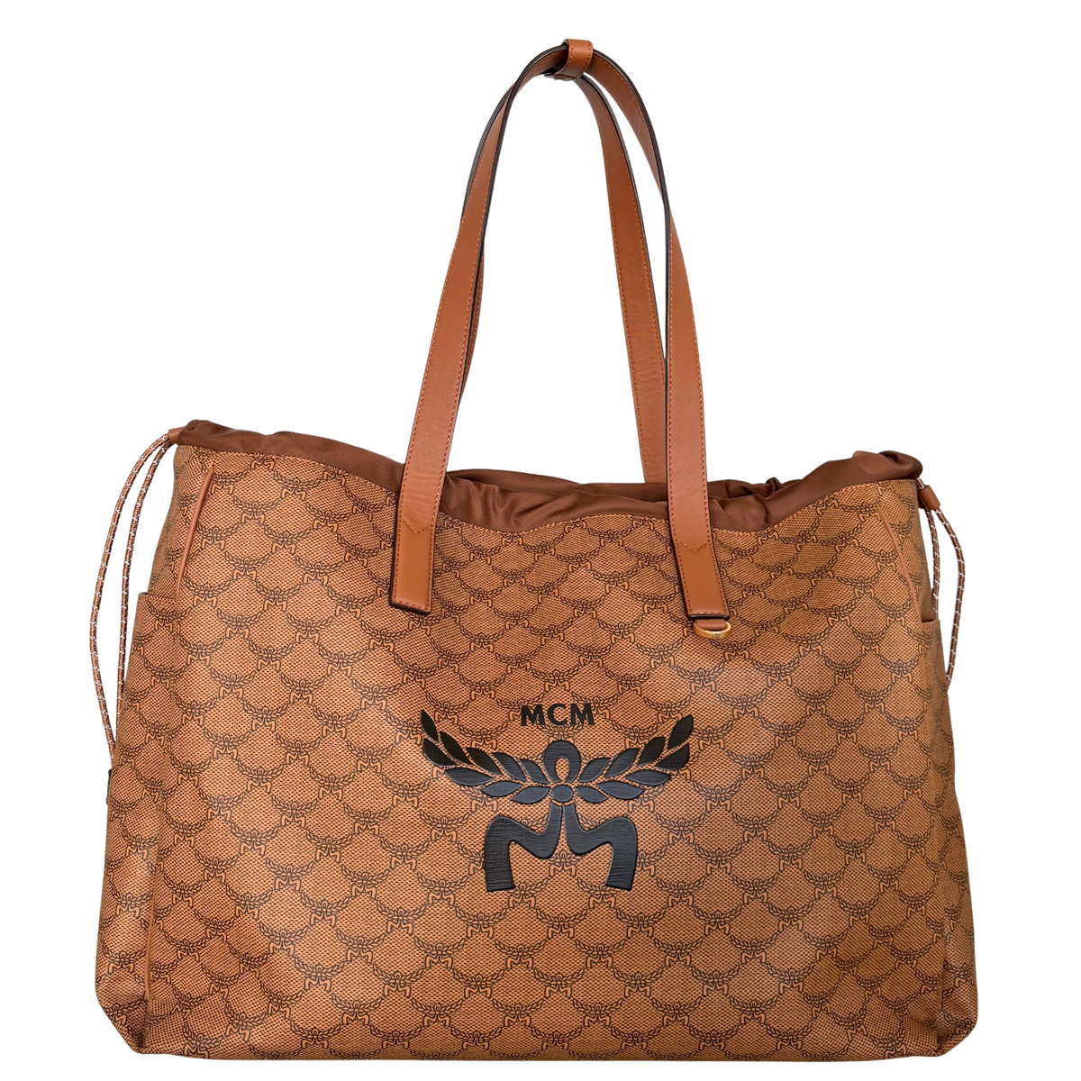MCM Himmel Lauretos Tote Bag XL Cognac / neuwertig MCM