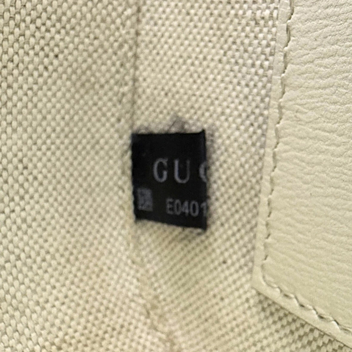 Gucci Kleine Horsebit 1955 Schultertasche Weiß / sehr gut Gucci