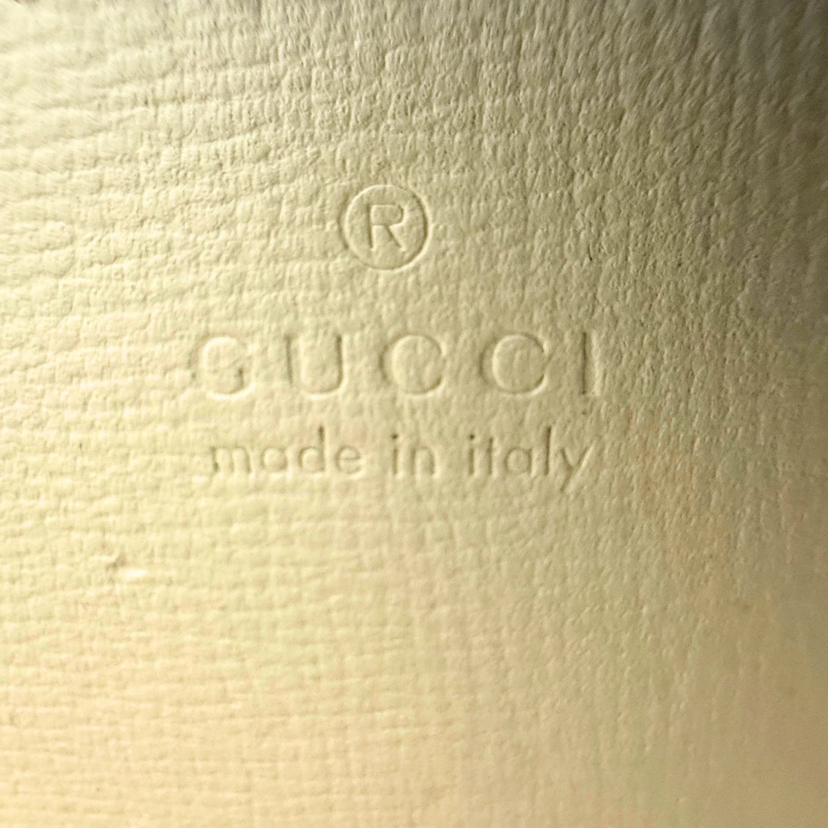 Gucci Kleine Horsebit 1955 Schultertasche Weiß / sehr gut Gucci