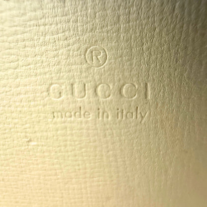 Gucci Kleine Horsebit 1955 Schultertasche Weiß / sehr gut Gucci