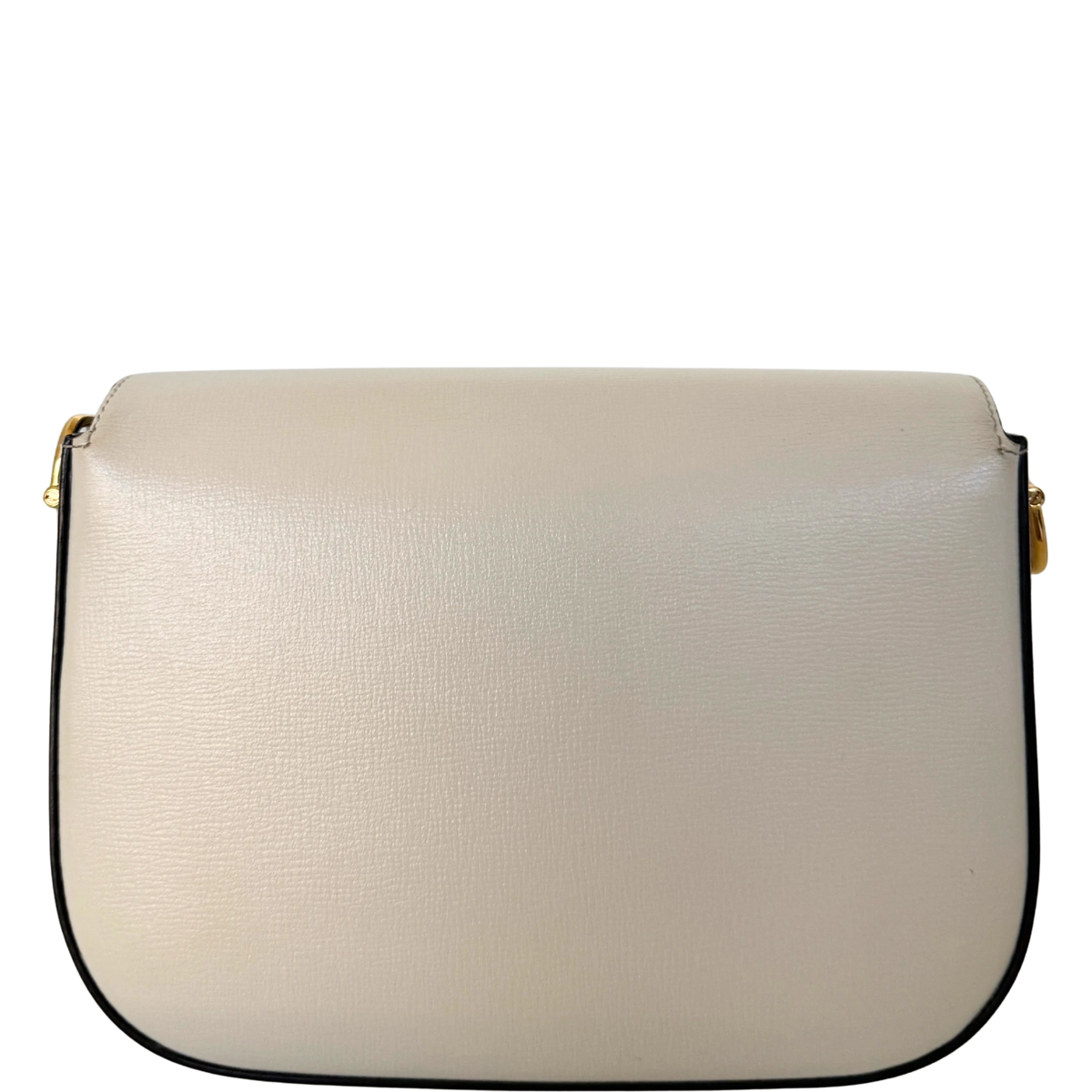 Gucci Kleine Horsebit 1955 Schultertasche Weiß / sehr gut Gucci
