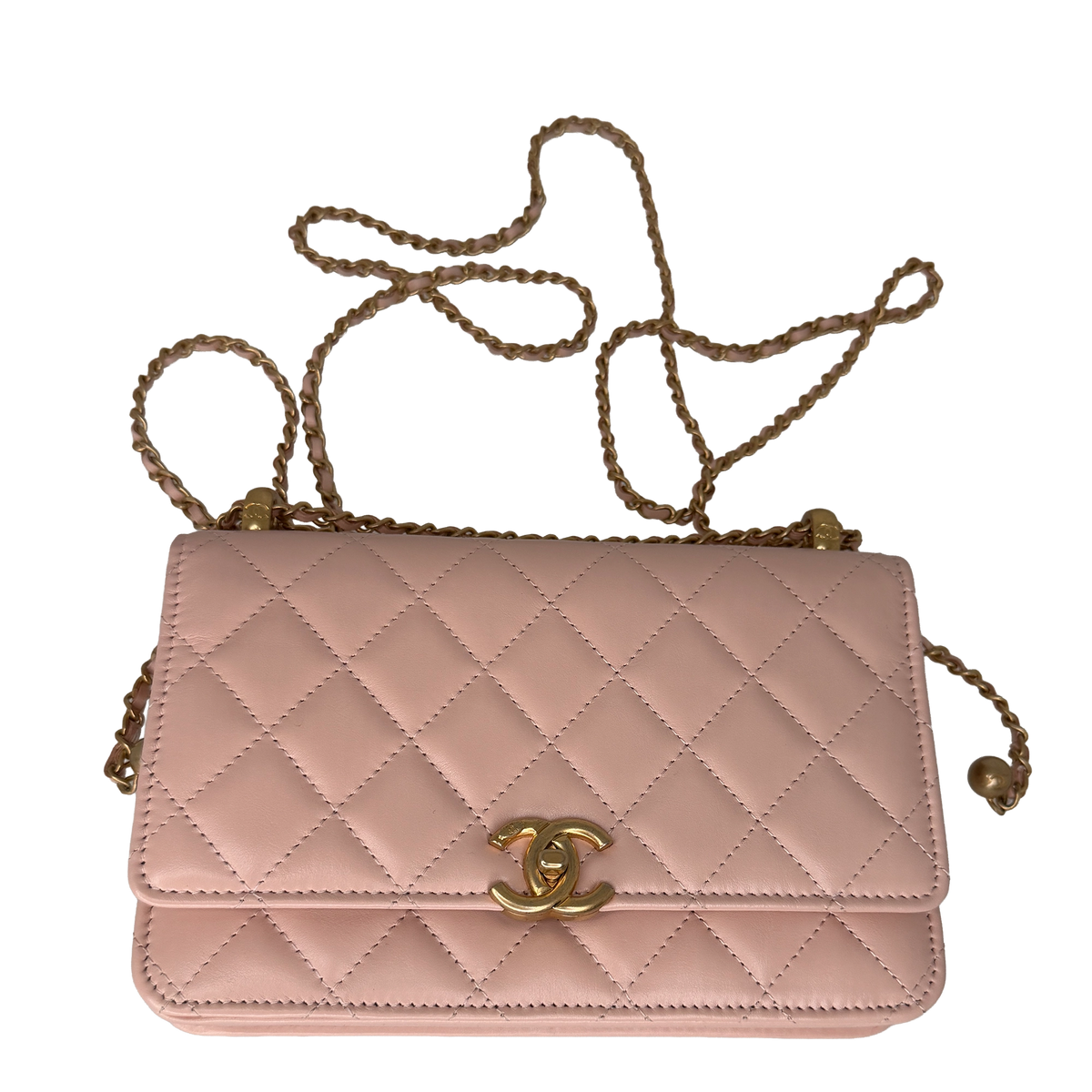 Chanel Wallet on Chain Rosa Kalbsleder 2024 / neuwertig Chanel