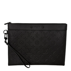 Louis Vuitton Pochette To-Go Monogram Shadow Leer